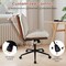 Ergonomic Office Chair with Rocking Backrest Swivel Seat Adjustable Height for Home Office